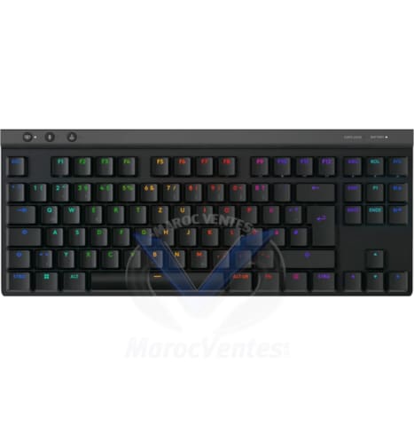 Logitech G515 LIGHTSPEED TKL Wireless Gaming Keyboard - BLACK - FRA - 2.4GHZ/BT- TACTILE 920-012546
