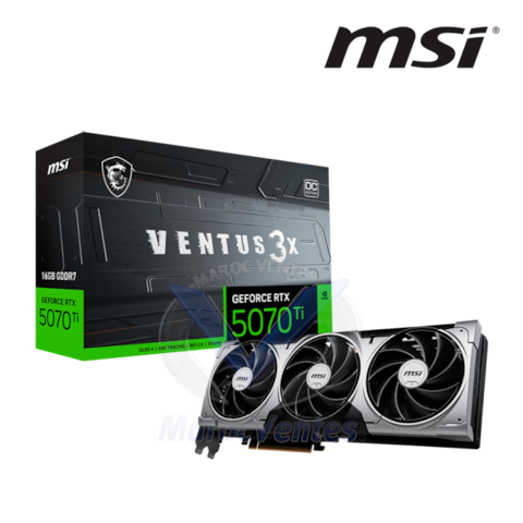 MSI GeForce RTX 5070 Ti 16G VENTUS 3X OC 912-V531-445