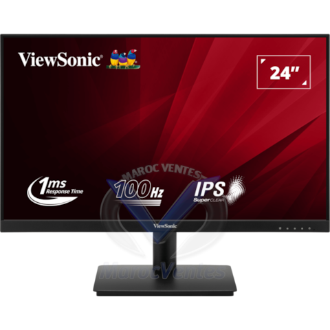 Moniteur 24" Dalle SuperClear®IPS Full HD HDMI et VGA VA240-H