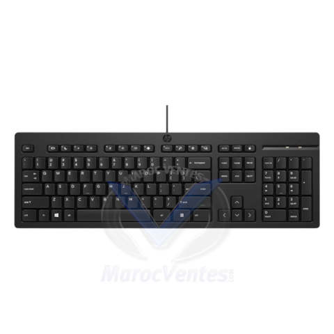 HP CLAVIER 125 G2 USB WD KBD FR/AR 12 Mois AY2Y7AA#AB6