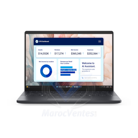 DELL LAPTOP Premium PA13250 13.3'' Touch Ultra7-268V 32Go 512Go SSD Windows 11 Pro Gris 36M DP13PREM-32GB-T