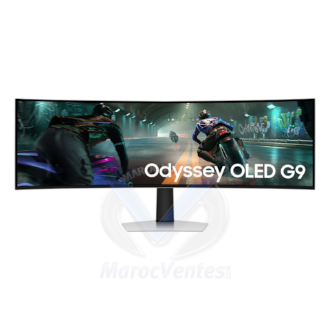 SAMSUNG Moniteur Smart Odyssey OLED G9 G91SD DQHD 49'' 12M LS49DG910SUXEN
