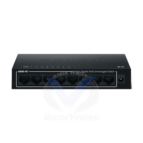 S1500-8T – Switch Gigabit 8 ports RJ45 pour connexion rapide et stable – BDCOM S1500-8T