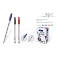 Stylo à bille DIGNO UNIK YELLOW bleu en boite de 50 unités UNIK-BLE