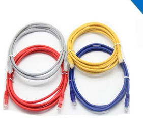 CABLE BRASSAGE 2M UTP CAT6/6A (BLEU-ROUGE-GRIS-JAUNE)