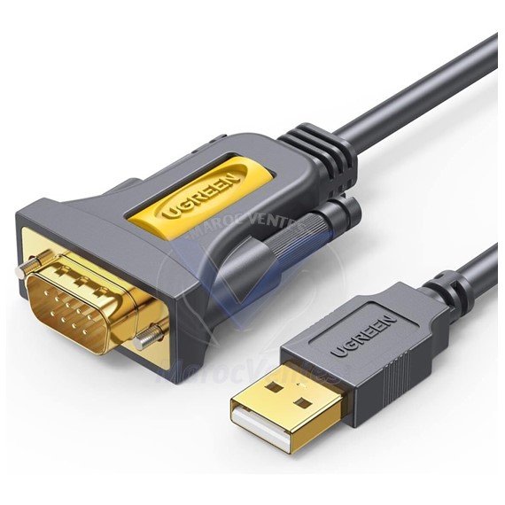 Câble USB 2.0 vers DB9 RS-232 Mâle 1,5M 20211