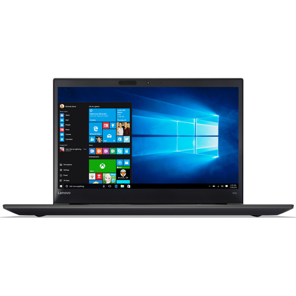PC Portable ThinkPad T570 Intel Core i7-7500U 8 Go SSD 256 Go 15.6" LED Full HD