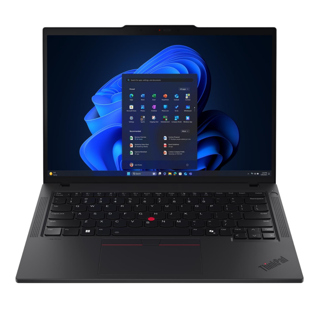 LENOVO LAPTOP Thinkpad T14 14'' Ultra7-255U 16Go 512Go SSD Windows 11 Pro Noir 36 Mois+