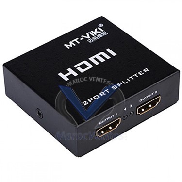 DISTRIBUTEUR HDMI 1 ENTRÉE 2 SORTIES 4K 30HZ