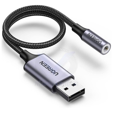 Ugreen Cable USB-A to Port Jack audio 3 5mm