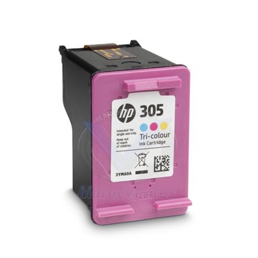 HP 305 Tri-color Original Ink Cartridge pour Deskjet 27xx Séries Deskjet Plus 41xx séries