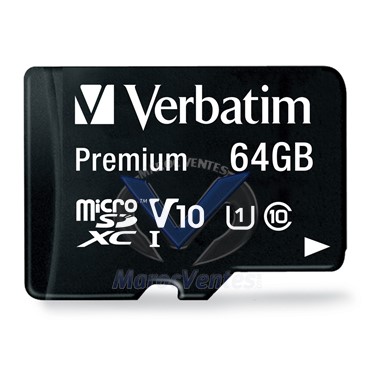 Carte mémoire microSDXC Classe 10 64 GB avec adaptateur