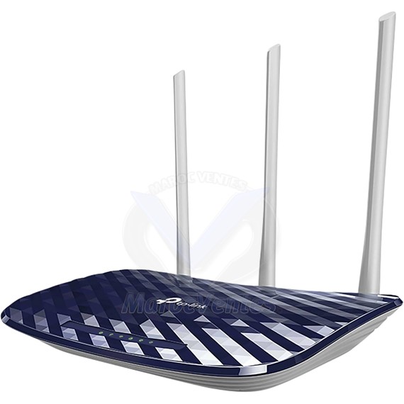 AC750 Dual Band Wireless Router, MediaTek, 433Mbps at 5GHz + 300Mbps at 2.4GHz, 802.11ac/a/b/g/n, 1 10/100M WAN + 4 10/100M LAN, Wireless On/Off, 1 USB 2.0 port, 2 fixed antennas ARCHERC20