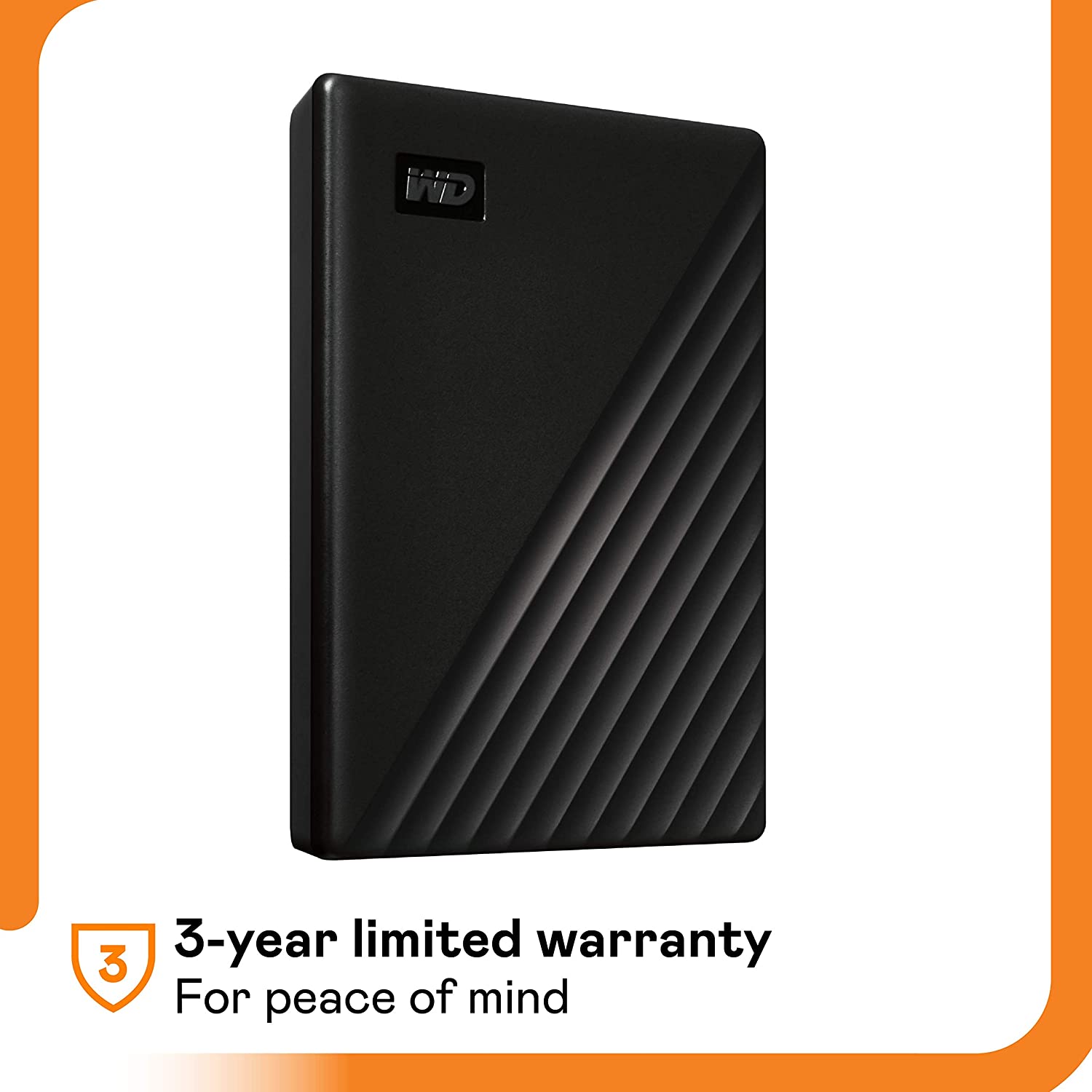 WD 1TB My Passport Portable Storage USB 3.2 Gen 1 - Black - WDBYVG0010BBK-WESN