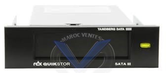 Tandberg RDX QuikStor, Lecteur de disque, RDX, Serial ATA, interne, 5.25", noir - jusqu