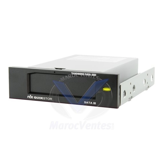 Tandberg RDX QuikStor, Lecteur de disque, RDX, Serial ATA, interne, 5.25", noir - jusqu