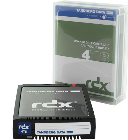 Tandberg RDX QuikStor - Carouches de Disques Durs RDX x 1 - 4 To - support de stockage