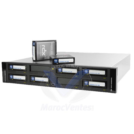 Tandberg RDX QuikStor, Lecteur de disque, RDX, Serial ATA, interne, 5.25", noir - jusqu