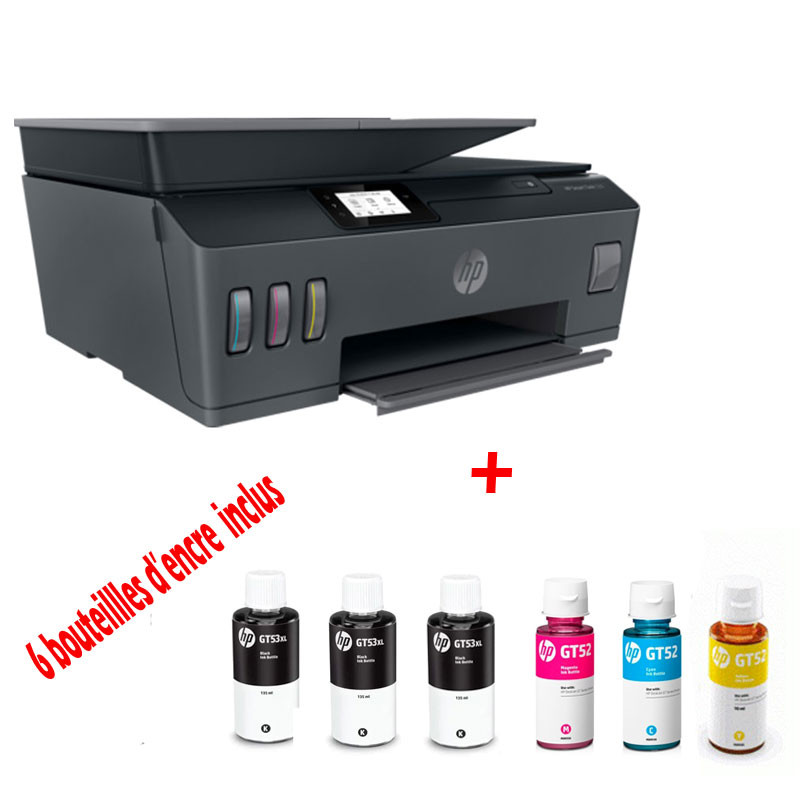 Imprimante Jet d'encre HP Smart Tank 530 3en1 Couleur WiFi ( 4SB24A)