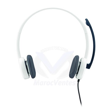 Casque pour PC et consoles PS3/XBOX stereo Headset H150 blanc