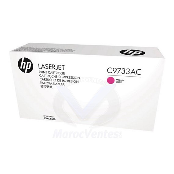 Cartouche de toner LaserJet magenta originale 12000 pages C9733AC