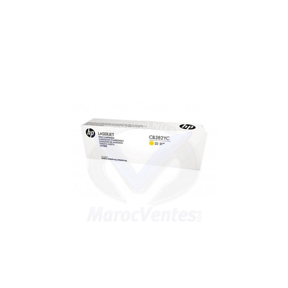 Cartouche de toner LaserJet jaune originale 31 000 pages CB382YC