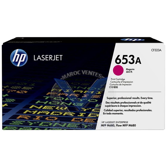 Cartouche de toner 653A magenta LaserJet 16500 pages CF323A