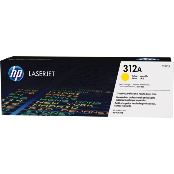 Cartouche de toner LaserJet 312A Jaune 2700 pages