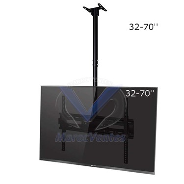 SUPPORT PLAFOND DIGITAL Plat ou incliné pour écrans 32-70''