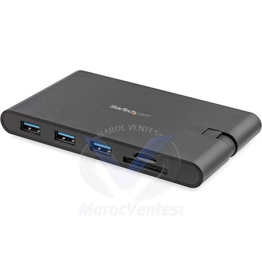 Adaptateur Multiport USB-C pour Ordinateur Portable avec HDMI et VGA Compatible Mac et Windows