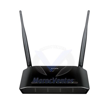 ROUTEUR WIFI DLINK ADSL2/2+ 11N 300MBPS ROUTER WITH 4X10/100MBPS