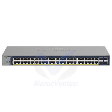 SWITCH MANAGEABLE L2 48 PORTS GIGABIT + 4 PORTS SFP POE+ 380W