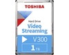 TOSHIBA Disque dur interne V300 1 TO 3P5 SATA 5700RPM, (surveillance) HDWU110UZSVA