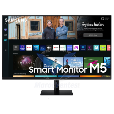 Moniteur Flat 27" SMART Serie 5 Noir M5 HDMI, USB Hub