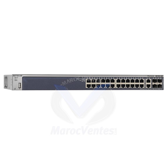 Switch Prosafe Manageable 12 Ports Gigabit ou SFP  dont 4 Ports PoE Plus - Niveau 2+ GSM7212F