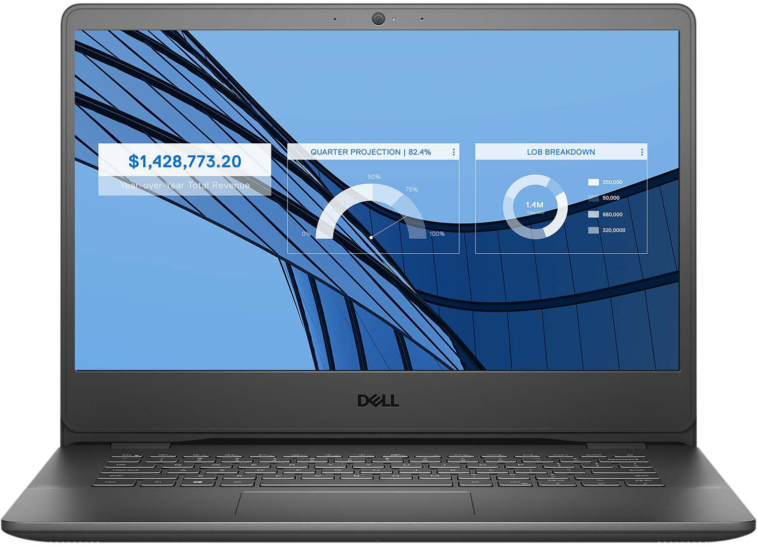 PC PORTABLE DELL Vostro 3400 i3-1115G4 14'' HD 4Go 1To HDD Freedos 12M