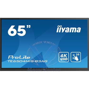 ECRAN INTERACTIF IIYAMA PROLITE Tactile LCD 4K UHD 65’’ (163.9cm)