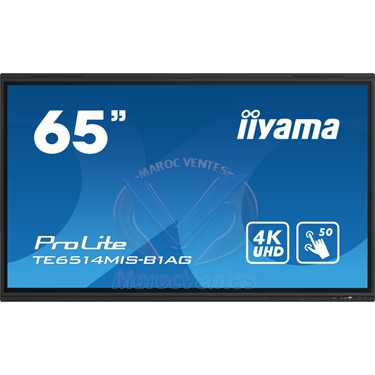 PROLITE Écran Tactile Interactif 4K UHD de 65" (163.9 cm) HDMI/DisplayPort/USB-C 24/7