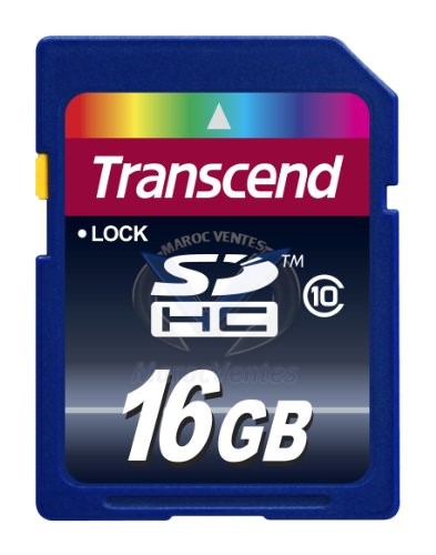 Carte Mémoire 16GB SDHCCard TS16GSDHC10