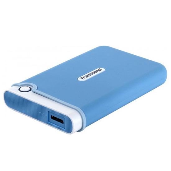 TRANSCEND Disque dur externe 1To 2.5" Anti-choc USB 3,0 Bleu