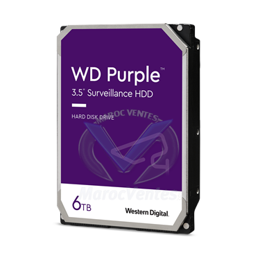 Purple Disque Dur Interne d'enregistrement video surveillance 3,5" 6To