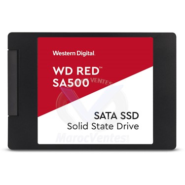 Disque SSD Red SA500 1TB 2.5" SATA 3D NAND R/W 560Mo/s 540Mo/s