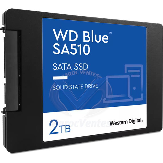 Disque Dur WD SSD Interne 2T SA510 SATA SSD 2.5"/7mm Cased WDS200T3B0A