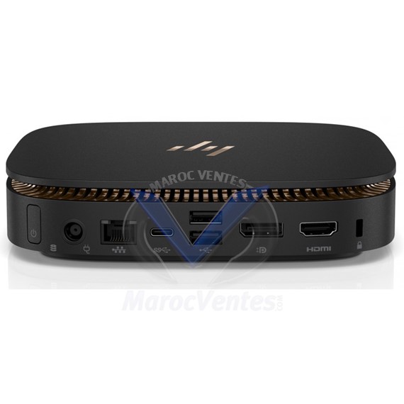 Ordinateur De Bureau Elite Slice Intel Core i7-6700T 2,8/3,6 GHz Turbo Boost RAM 8 GB DDR4 SSD 512 GB Windows 10 Pro 64Bits Z4C33EA