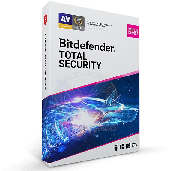 Bitdefender Total Security - 10 Postes / 2 an CR_TS_10_24_FR
