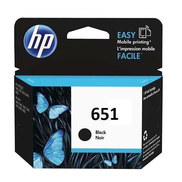 HP 651 Black Original Ink Advantage Cartridge
