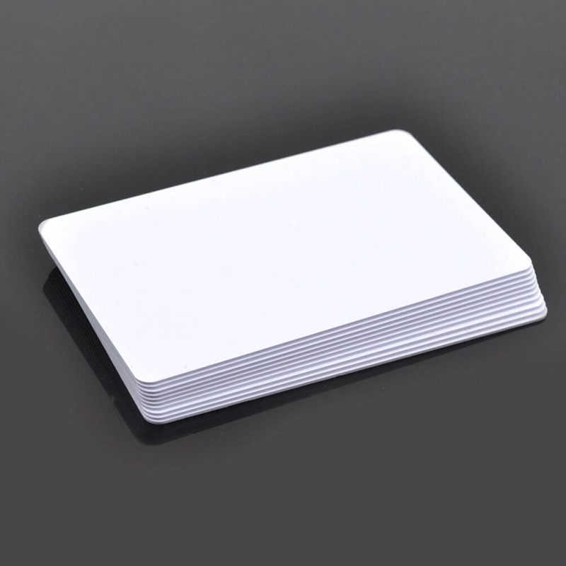 Carte Blanche PVC Blanche 0.76mm pour Imprimante de badge Couleur HiTi CS200e