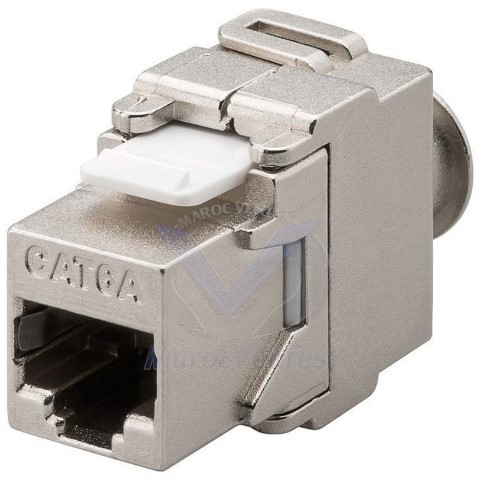 EMBASE RJ45 BLINDE CAT 6A CLASSE EA SANS OUTILS BRAND REX BRAC6JAKS000DC