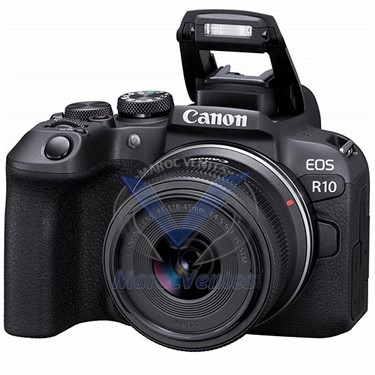 APPAREIL PHOTO HYBRIDE CANON EOS R10 + OBJECTIF RF-S 18-45MM F4.5-6.3 IS STM KIT