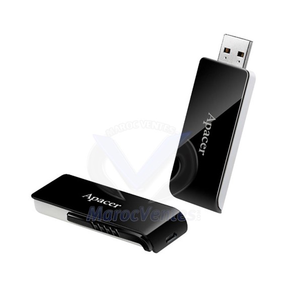 APACER USB3.0 FLASH DRIVE AH350 128GB BLACK RP-AP128GAH350B-1 RP-AP128GAH350B-1